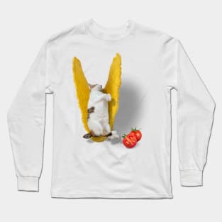 Taco Kitty Cat (Calico Cat) Long Sleeve T-Shirt